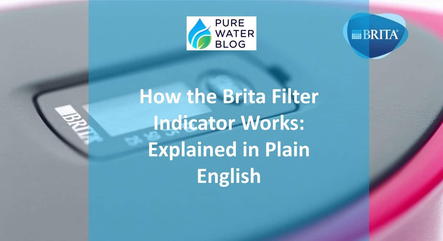 How The Brita Filter Indicator Works Explained In Plain English