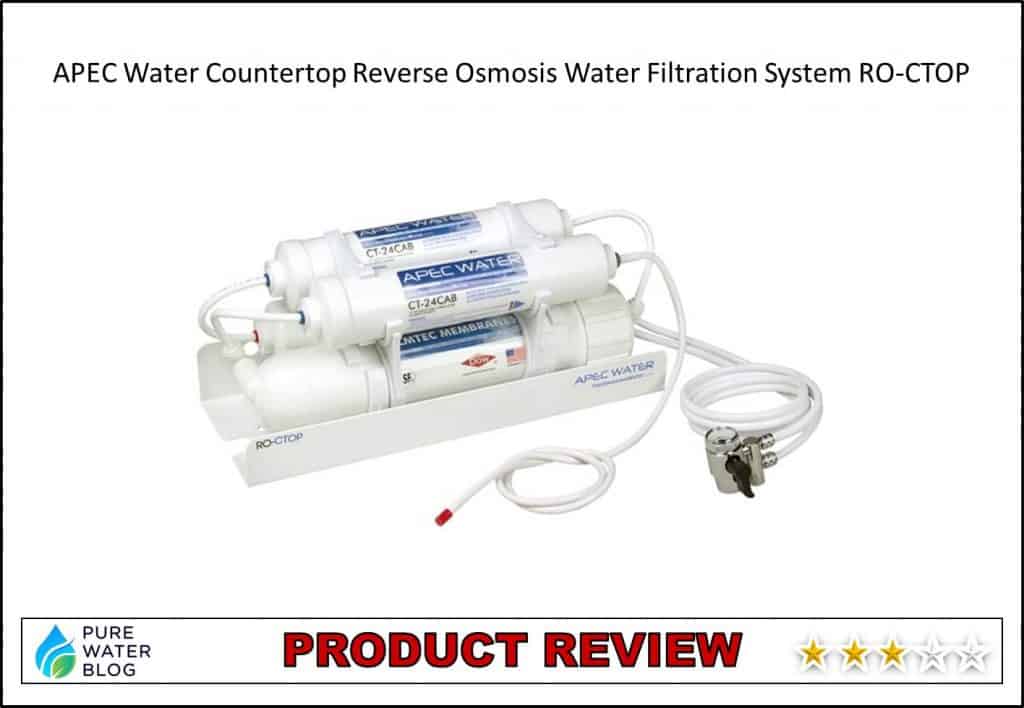 APEC Water Countertop Reverse Osmosis Water Filtration System ROCTOP