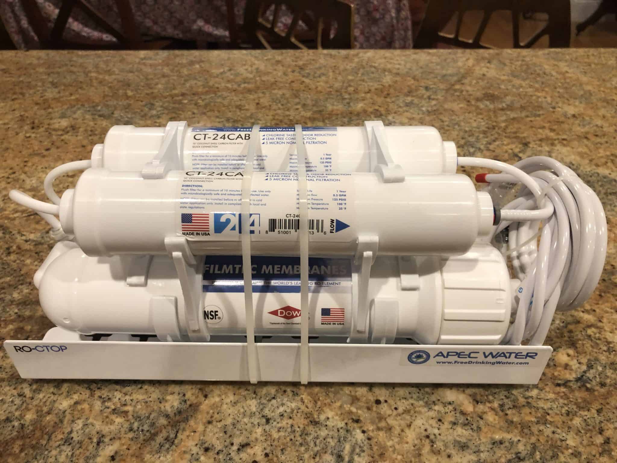 APEC Water Countertop Reverse Osmosis Water Filtration System ROCTOP