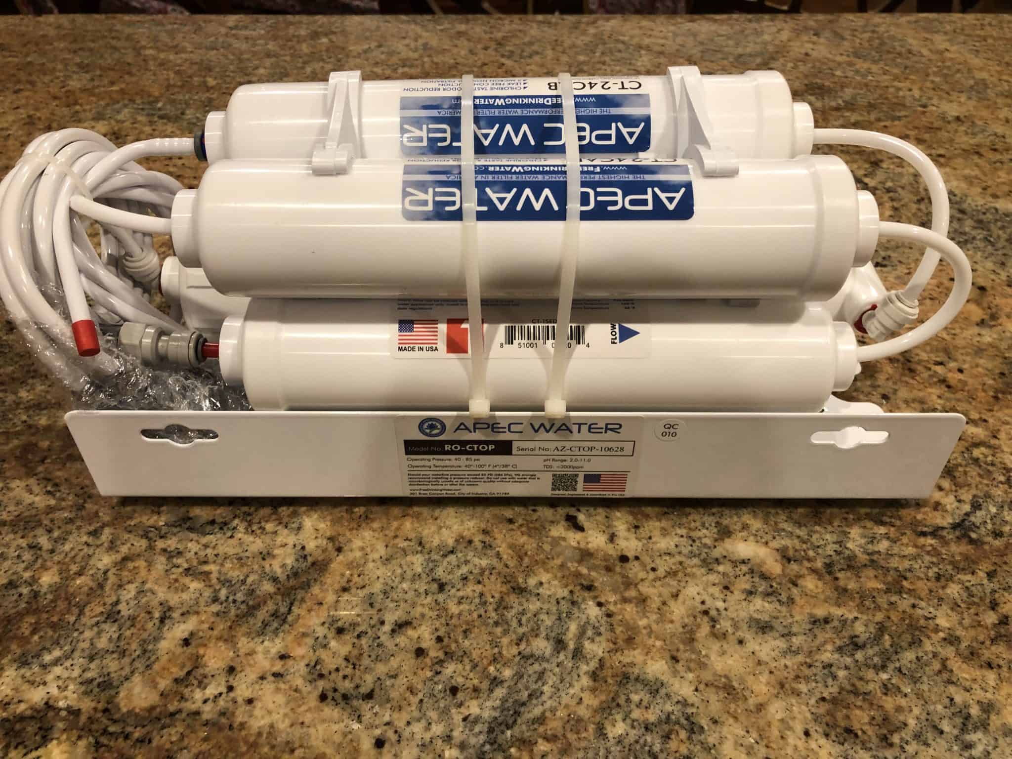 APEC Water Countertop Reverse Osmosis Water Filtration System ROCTOP