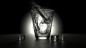 Clean glass of water