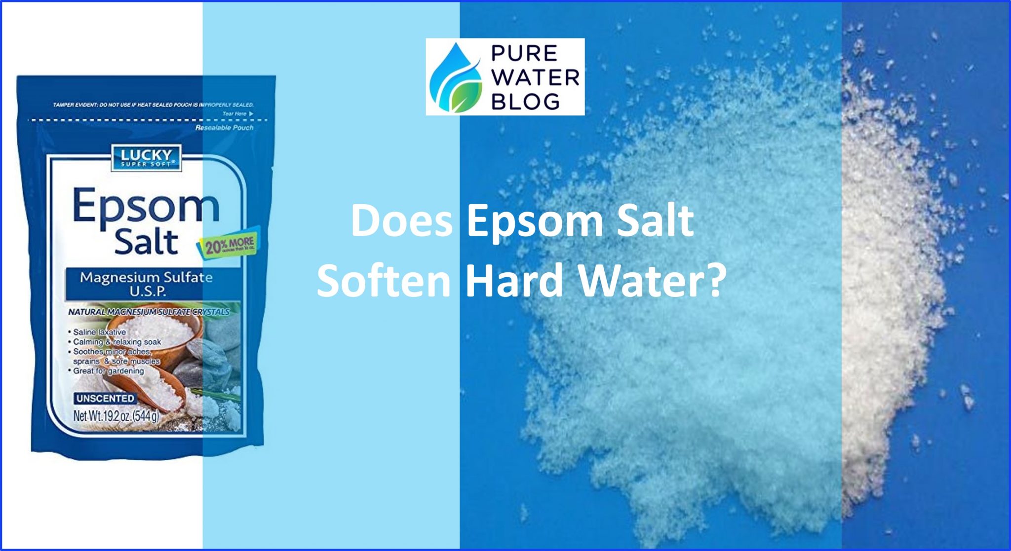 Does Epsom Salt Soften Hard Water? Water Treatment