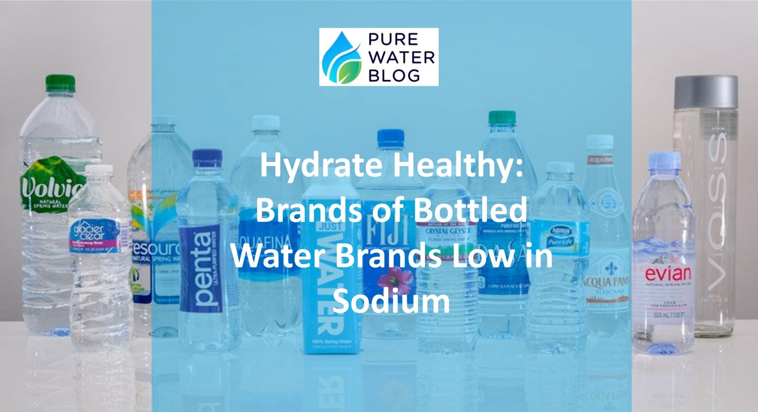 Hydrate Healthy Brands of Bottled Water Brands Low in Sodium Water Treatment