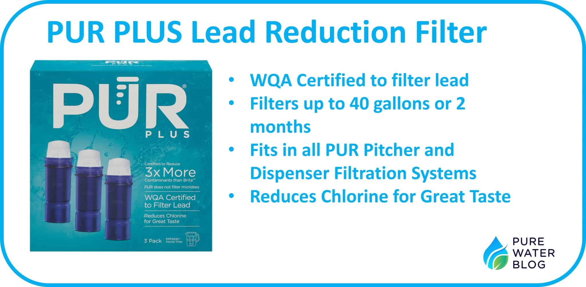 Do PUR Filters Remove Lead? Water Treatment