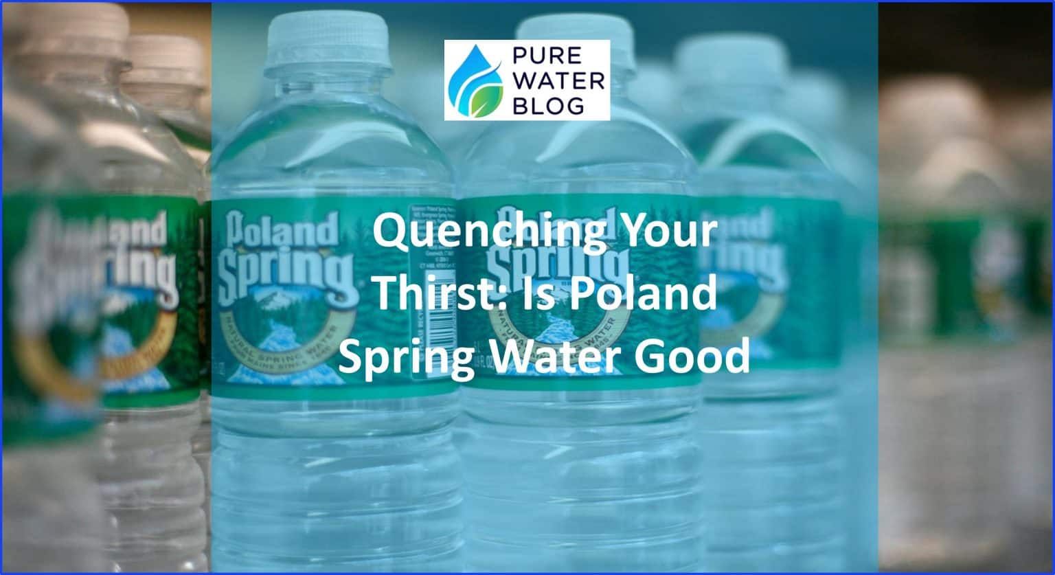 Quenching Your Thirst Is Poland Spring Water Good Water Treatment